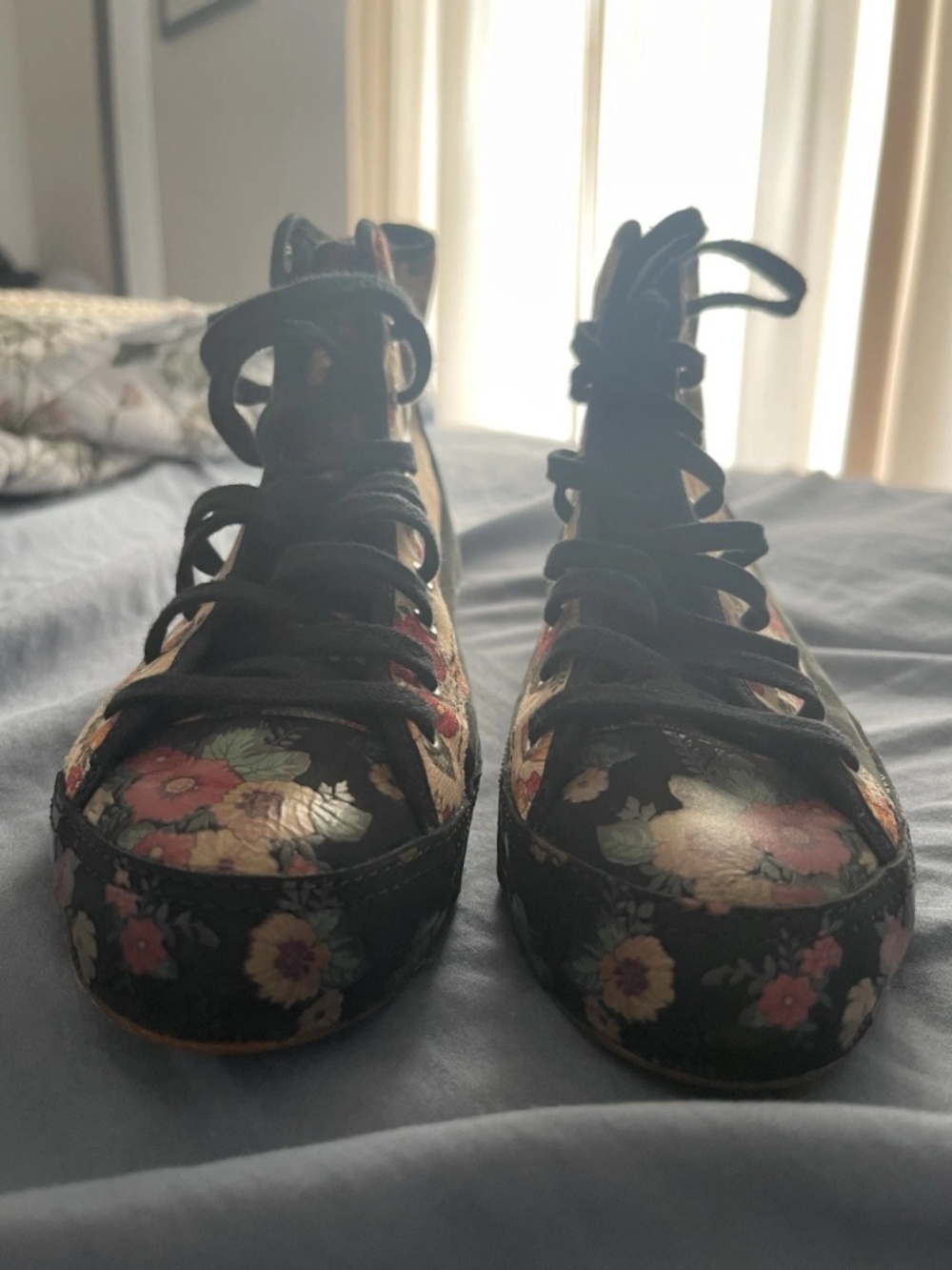 Converse Chuck Taylor All Star Sasha High Floral Bloom Size 6.5 Fairygrunge Boho - Picture 2 of 9